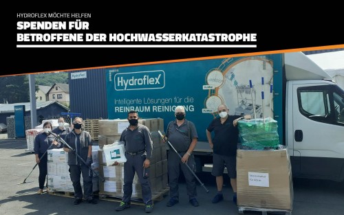 Hydroflex spendet für Betroffene der Hochwasserkatastrophe