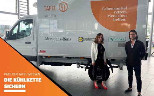 Ein neuer Kühltransporter für die Tafel Gießen