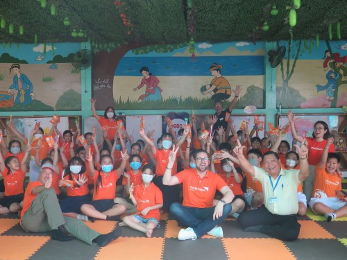 Hydroflex CEO in Vietnam with World Vision